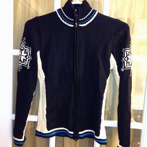 Dale of Norway Wool Full Zip Ski Sweater